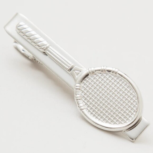 Fine and Dandy Tennis Racquet Tie Bar - Picture 3 of 6